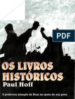 Paul Hoff Os Livros Históricos