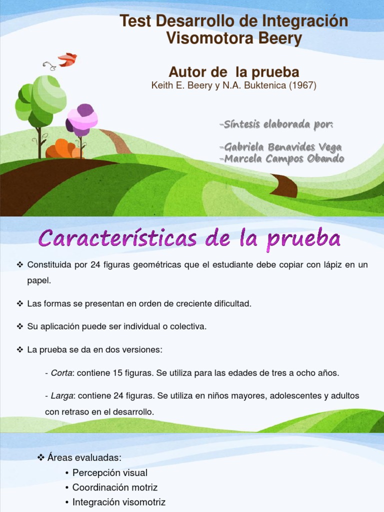 Test de BEERY | PDF