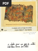 Carlos Nelson F Santos - A Cidade Como Um Jogo de Cartas