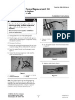 Fuel Pump Replacement Kit: Caution