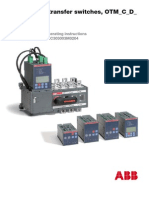 ABB OTM ATS Auto Transfer Switch Instruction Manual