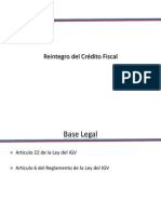 Reintegro Del Credito Fiscal