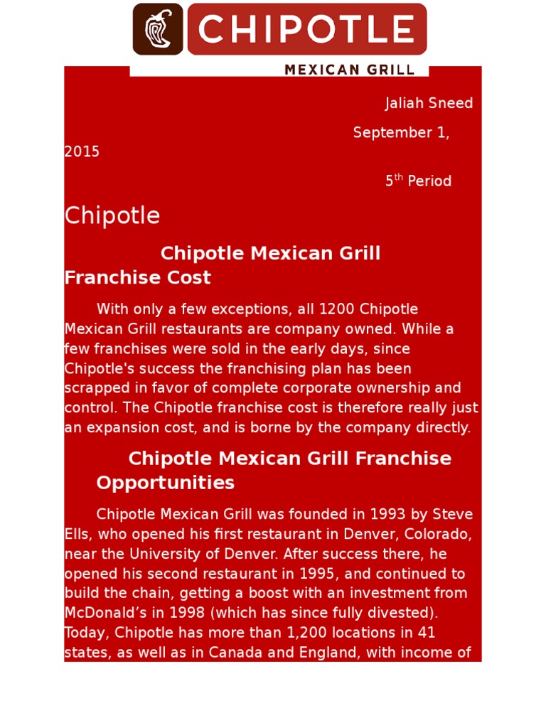 Chipotle PDF