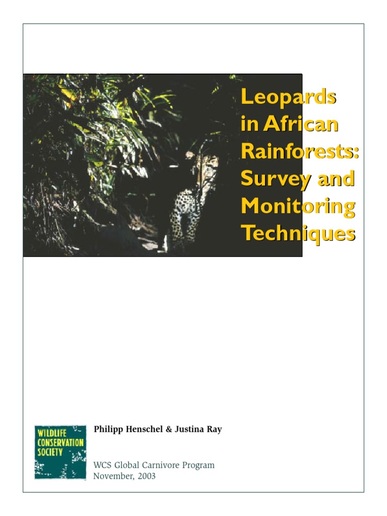 LeopardManual English Lowres | PDF | Leopard | Statistical Power