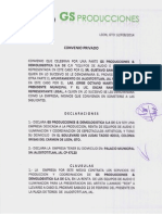 Contrato de Renta de Equipo de Audio e Iluminacion para Presentacion de Reik