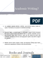 What Is Academic Writing?