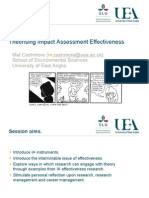 Theorising the Effectiveness of Impact Assessment Instruments