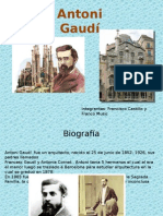 Presentación Antoni Gaudi