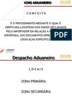 DESPACHO ADUANEIRO