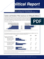 AEI Political Report - Insiders and Outsiders: What Americans Are Telling The Pollsters