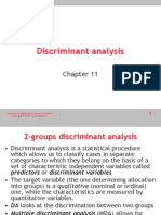 Chap11 Discriminant Analysis