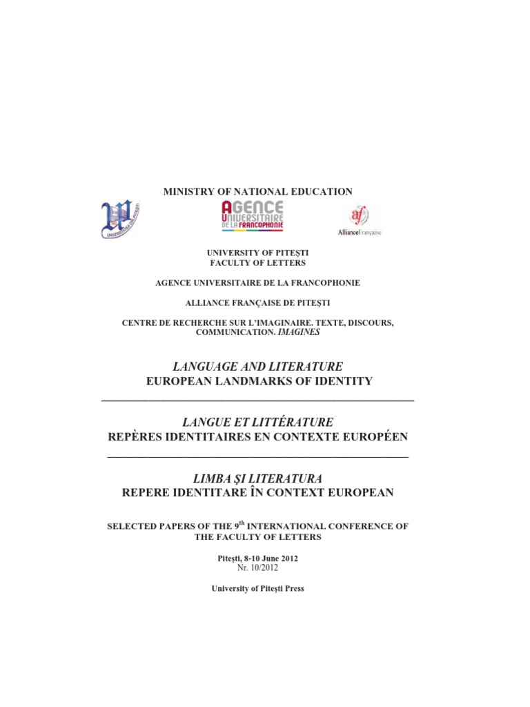 Langage Et LittГ©rature-Imaginaire PDF