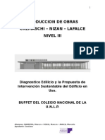 Diagnostico Edilicio y Propuesta Sustentable