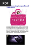 Download Brand Keren Yang Ternyata Produk Asli Indonesia by Annisha SN283050056 doc pdf