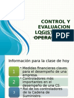 Control y Evaluacion Logistica de Operaciones