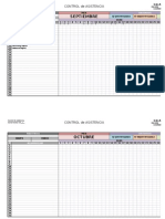 Control de Asistencia en Formato Excel