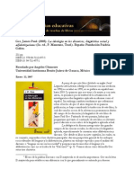 Ejemplo de Reseña Crítica (De Un Libro Completo9 PDF