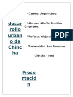 Plan de Desarrollo Urbano de Chincha FINI