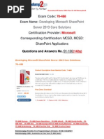 Download FREEBraindump2go 70-488 Study Guide Download 91-100 by braindump2govce SN283055394 doc pdf