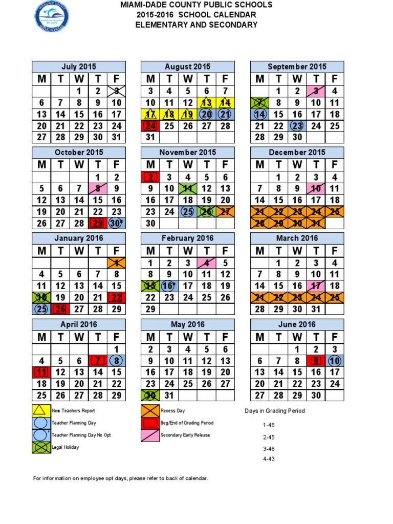 Mdcps Calendar 2023 24 Mdcps Calendar | Pdf | Academic Term | Schools