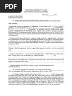 Music In Film Contract II