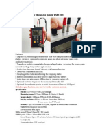 Ultrasonic Thickness Gauge TM210B: Features