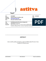 Astitva - On Mathematical Precision in Approach - Compiled by Sati Shankar