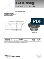 Floor Drains and Accessories: Nickel Bronze Adjustable Strainer Head, Series 201 200 Series