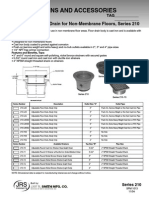 Floor Drains and Accessories: Adjustable Floor Drain For Non-Membrane Floors, Series 210 200 Series