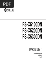 Parts List FS-C5100-C5200-C5300