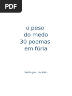 O peso do medo, 30 poemas em fúria 5.1 - edição do autor