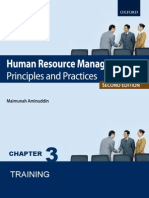 Human Resource Management (HRM) Chap. 3 Training