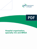 Hospital Organisation, Specialty Mix and MRSA