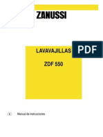 Zanussi ZDF550 Es PDF