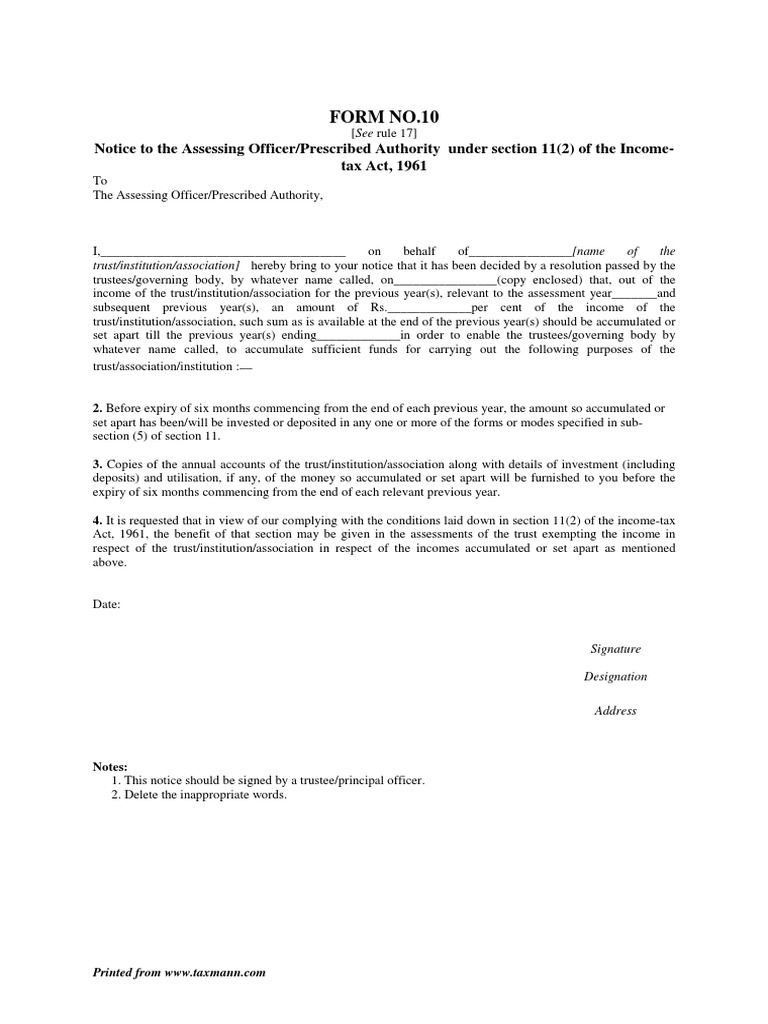 Form10 PDF | PDF