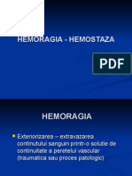 Hemoragia - Hemostaza Dr Pantaru