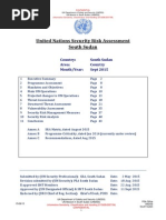 UN's South Sudan Report, Sept 2015, Leaked to Inner City Press