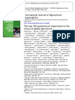 The Top 100 Questions of Importance to the Future of Global Agriculture_IJAS