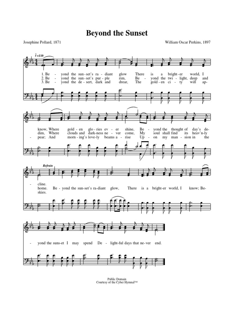 Beyond The Sunset Hymn | PDF | Social Science