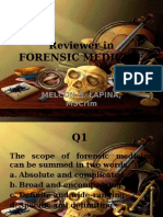 Reviewer in Forensic Medicine: Melcon S. Lapina, Mscrim