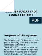 Weather Radar (RDR 1400c) System