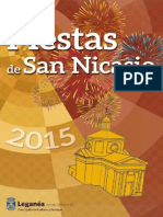 Programa Completo Fiestas de San Nicasio 2015