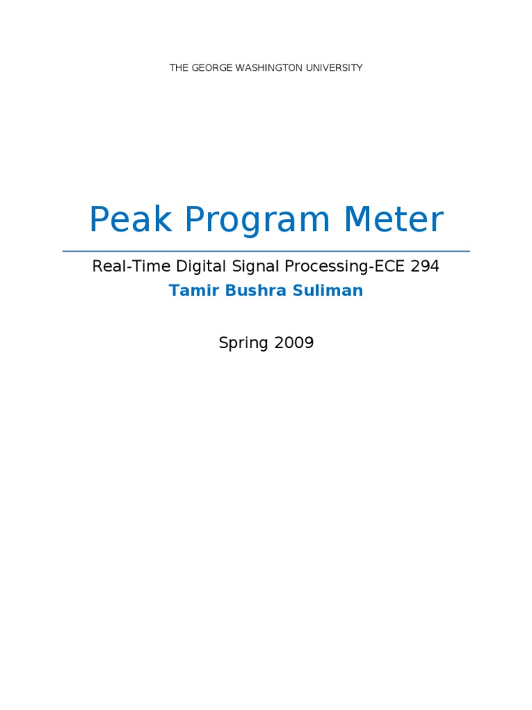 Peak Program Meter | Delta Systems Peak Program Meter Loudness Meter ...