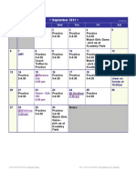 Soccer Calendar