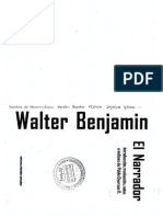 El Narrador - Walter Benjamin