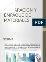 Preparacion y Empaque de Materiales