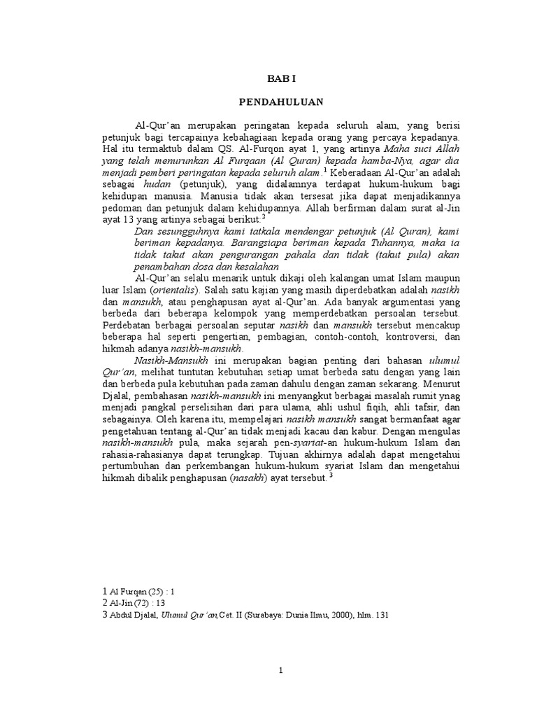 Makalah Nasikh Mansukh