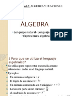 INICIO AL ÁLGEBRA 6 Y 7 Básico