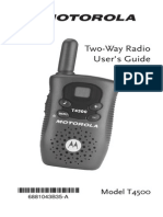 Motorola Talkabout T4500 User Manual
