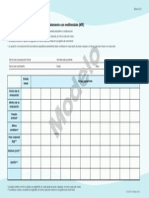 Cuadro para El Seguimiento Durante El Tratamiento Con Metilfenidato